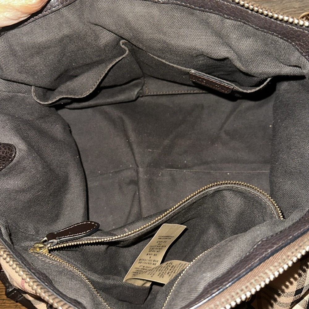 BURBERRY HAYMARKET CHECK GLADSTONE TOTE - Picture 8 of 16